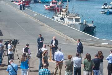  El Cabildo invertirá 1,6 millones en el Puerto de Taliarte para explotar su potencial pesquero, científico y deportivo/TA.